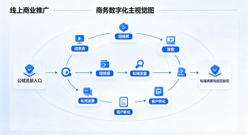 安乡县线上商业推广怎么做？全域流量闭环搭建与低成本转化实战指南